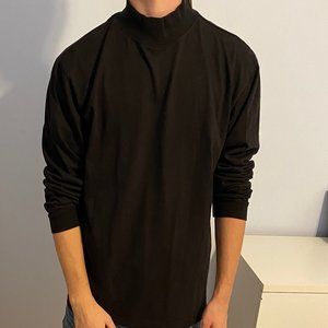 Woolrich Black Mock Turtleneck